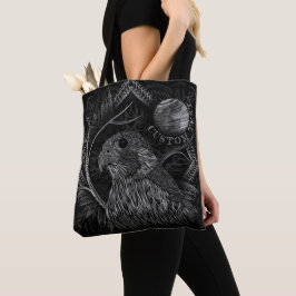 Falcon Full Moon Tote Bag