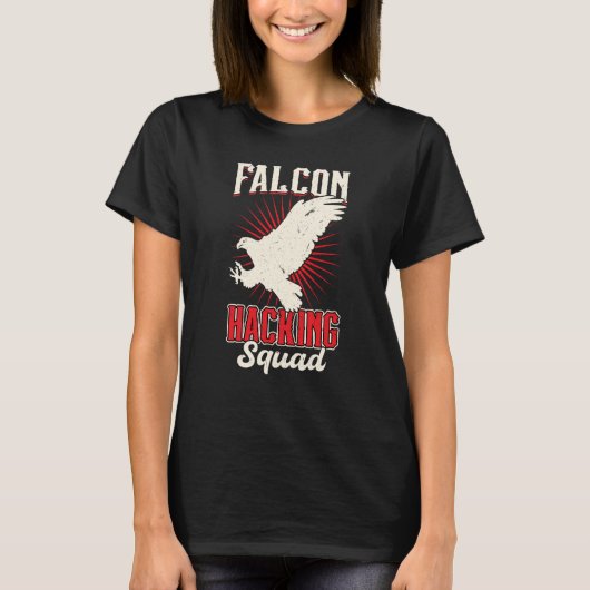 Falcon Hacking Squad Falconry T-shirt (Voorkant)
