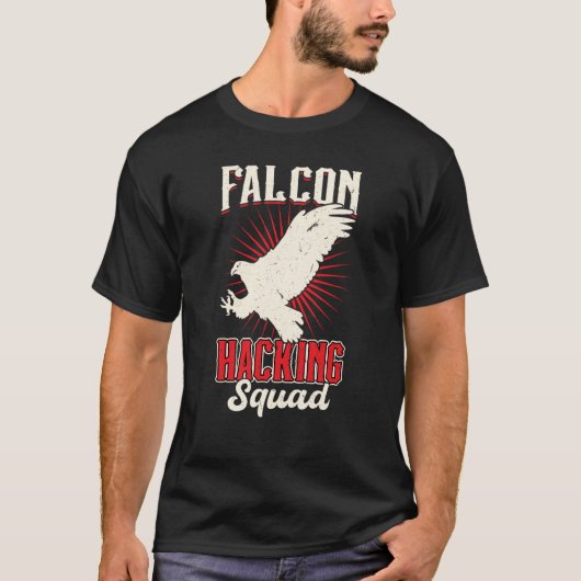 Falcon Hacking Squad Falconry T-shirt (Voorkant)