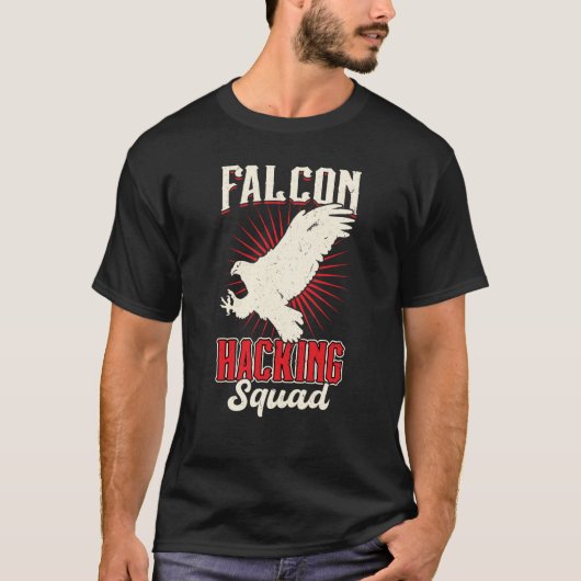 Falcon Hacking Squad Falconry T-shirt (Voorkant)