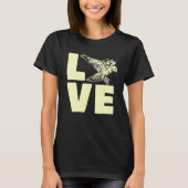 Falcon Lover Falconry T-shirt (Voorkant)
