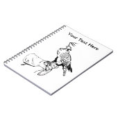 Falcon on Glove Notitieboek (Linkerzijde)