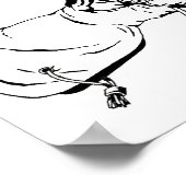 Falcon on Glove Poster (Hoek)