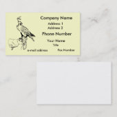 Falcon on Glove Visitekaartje (Voorkant / Achterkant)