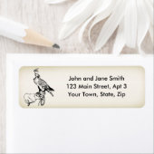 Falcon op etiket met Glove-adres 2 (Insitu)