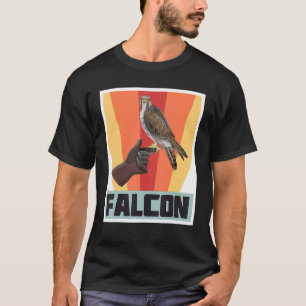 Falcon Retro valk met Hawk en Eagle T-shirt