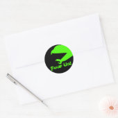 Falcon Sticker Zwart (Envelop)