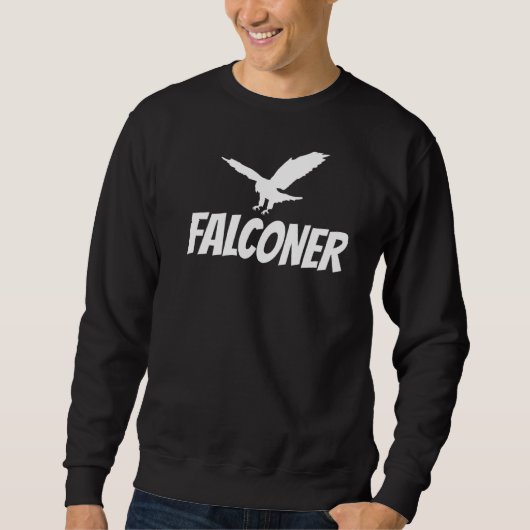 Falcon Trainer Peregrine Falconer Hawk of Trui (Voorkant)