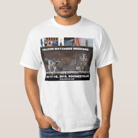Falcon Watchers Weekend T-shirt (Voorkant)