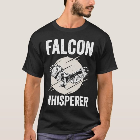 Falcon Whisperer Falconry T-shirt (Voorkant)