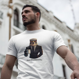 Falcon Zakelijke Man Laadt Focus Koffie Tri-Blend Shirt