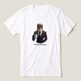 Falcon Zakelijke Man Laadt Focus Koffie Tri-Blend Shirt