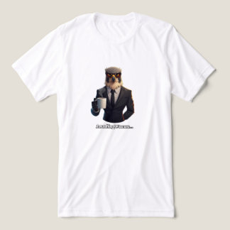 Falcon Zakelijke Man Laadt Focus Koffie Tri-Blend Shirt