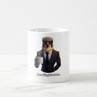 Falcon Zakenman Laadt Focus Koffie Koffiemok