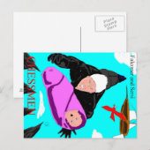 Falconer- en Sersi-Briefkaart Briefkaart (Voorkant / Achterkant)