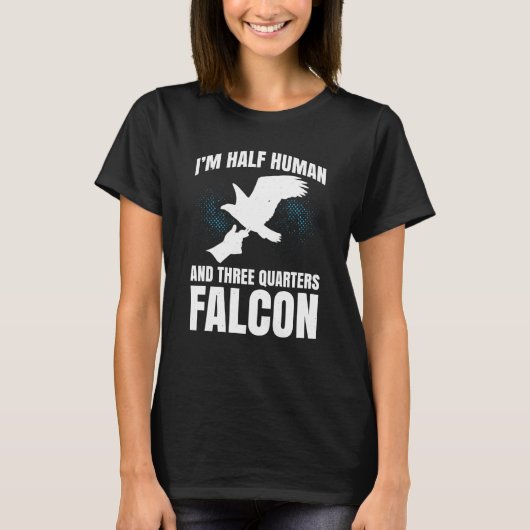 Falconer Falcon Hunter Falconer Tracker Duck Hunte T-shirt (Voorkant)