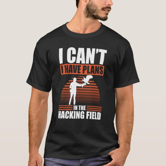 Falconer Falcon Hunter Falconer Tracker Duck Hunte T-shirt (Voorkant)