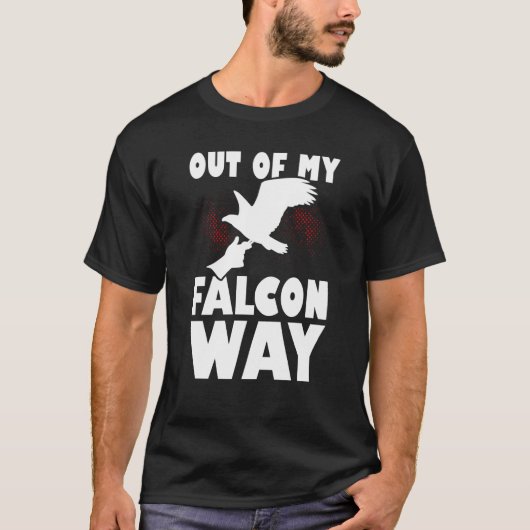 Falconer Falcon Hunter Falconer Tracker Duck Hunte T-shirt (Voorkant)