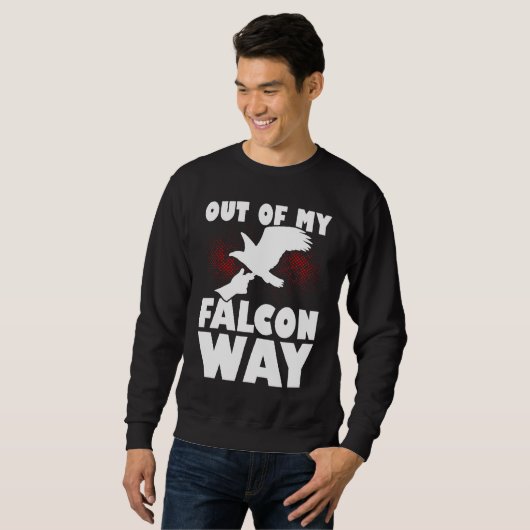 Falconer Falcon Hunter Falconer Tracker Duck Hunte Trui (Voorkant volledig)