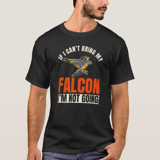 Falconer Falconry Gamehawking Falcon Ornithologist T-shirt (Voorkant)