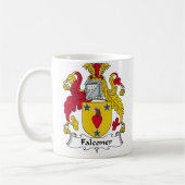 Falconer Family Crest Koffiemok (Links)
