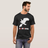 Falconer Hunter Falconer Tracker Duck Hunte T-shirt (Voorkant volledig)