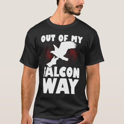 Falconer Hunter Falconer Tracker Duck Hunte T-shirt (Voorkant)