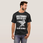 Falconer is Happy with Falconry T-shirt (Voorkant volledig)