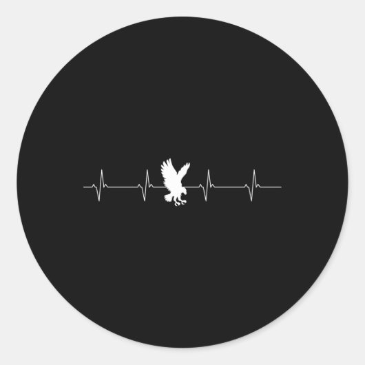 Falconer Lifeline Falconry Hawking Falconer Ronde Sticker (Voorkant)