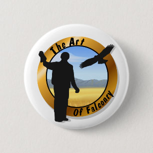 Falconer Medallion Round Button