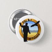 Falconer Medallion Round Button (Voorkant /achterkant)