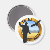 Falconer Medallion Round Magnet (Voorkant / Achterkant)