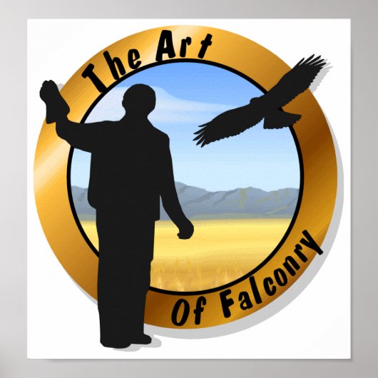 Falconer Medallion Round Poster (Voorkant)