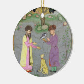 Falconer met metgezel- en petcheetah uit de keramisch ornament (Links)