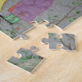 Falconer met metgezel- en petcheetah uit de legpuzzel (Zijkant)