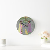 Falconer met metgezel- en petcheetah uit de ronde klok (Huis)