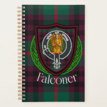 Falconer Schotse Clan Tartan & Crest