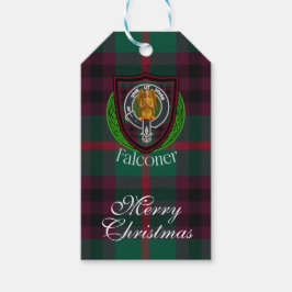 Falconer Scottish Clan Tartan & Crest Cadeaulabel