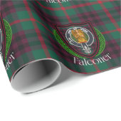 Falconer Scottish Clan Tartan & Crest Cadeaupapier (Rol Hoek)