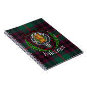 Falconer Scottish Clan Tartan & Crest Notitieboek (Rechterzijde)