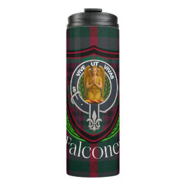 Falconer Scottish Clan Tartan & Crest Thermosbeker
