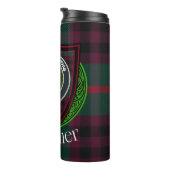 Falconer Scottish Clan Tartan & Crest Thermosbeker (Geroteerd rechts)