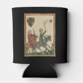 Falconry, 14th Century Codex Manesse Blikjeskoeler (Achterkant)