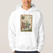Falconry, 14th Century Codex Manesse Hoodie (Voorkant)