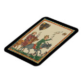 Falconry, 14th Century Codex Manesse Magneet (Linkerzijde)