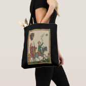 Falconry, 14th Century Codex Manesse Tote Bag (Dichtbij)