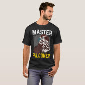 Falconry Bird Ornithology Falcon Master Falconer T-shirt (Voorkant volledig)