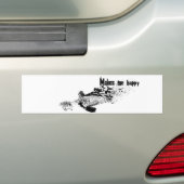 Falconry-Bumperstickers Bumpersticker (Op auto)