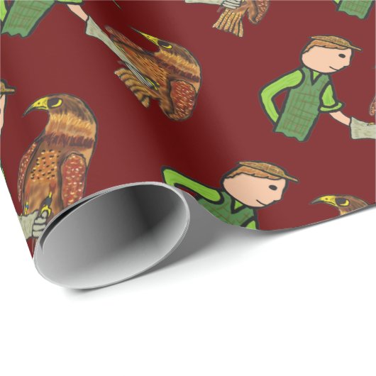 Falconry Cadeaupapier (Rol Hoek)