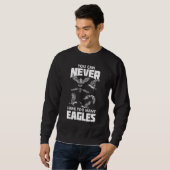Falconry Eagles Falcon Eagle en Hawk Trui (Voorkant volledig)